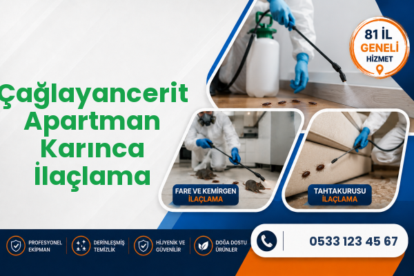 Çağlayancerit Apartman Karınca İlaçlama