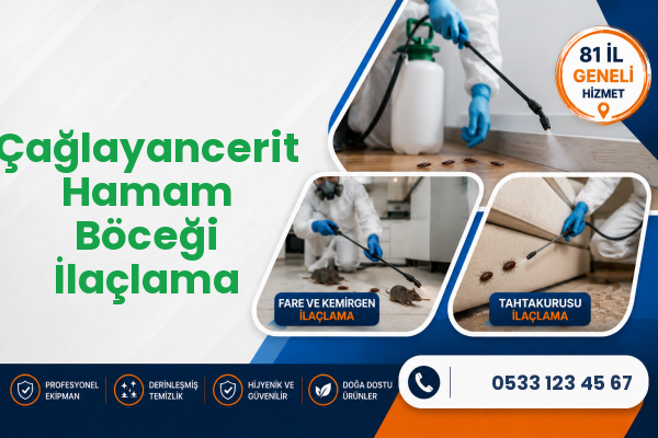 Çağlayancerit Hamam Böceği İlaçlama