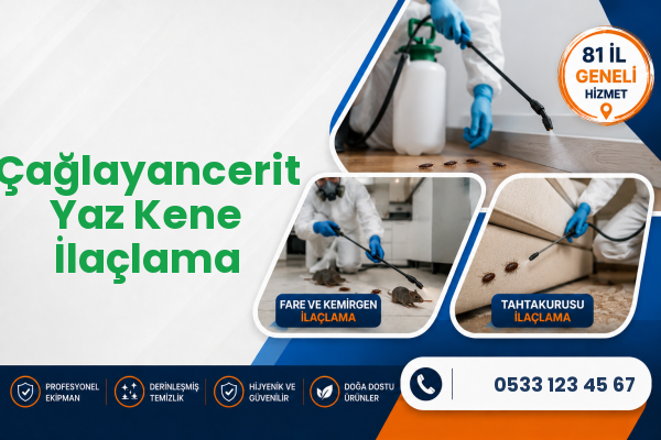 Çağlayancerit Yaz Kene İlaçlama