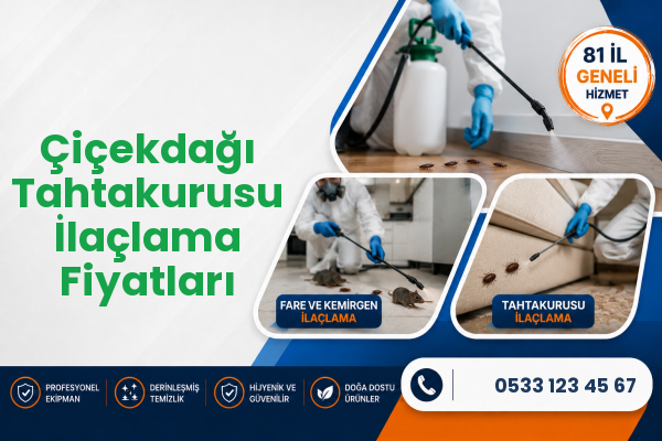 Çiçekdağı Tahtakurusu İlaçlama Fiyatları