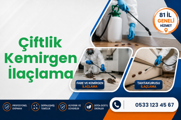 Çiftlik Kemirgen İlaçlama