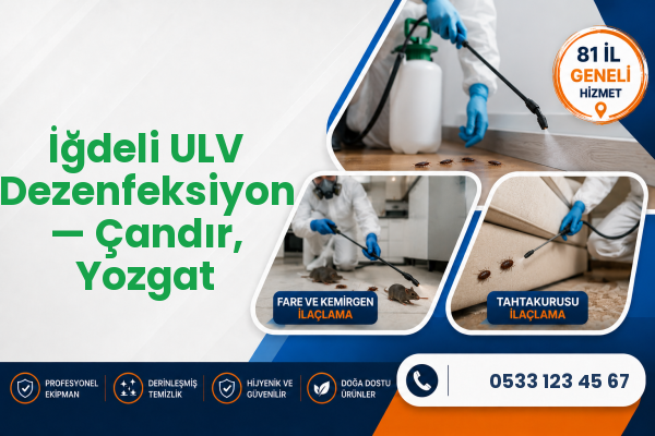 İğdeli ULV Dezenfeksiyon — Çandır, Yozgat