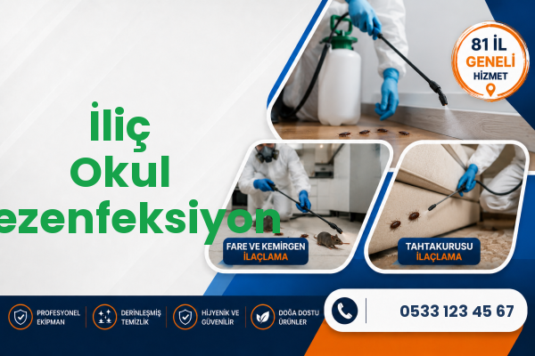 İliç Okul Dezenfeksiyon