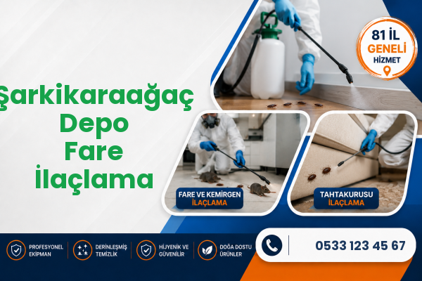 Şarkikaraağaç Depo Fare İlaçlama