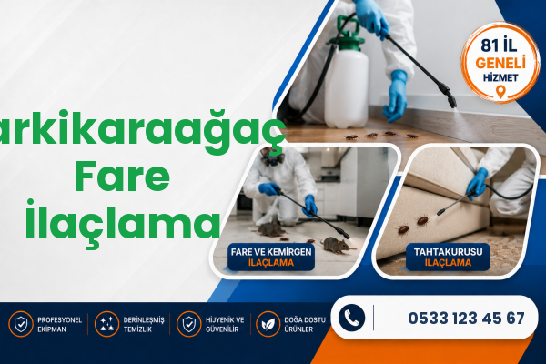 Şarkikaraağaç Fare İlaçlama