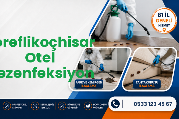 Şereflikoçhisar Otel Dezenfeksiyon