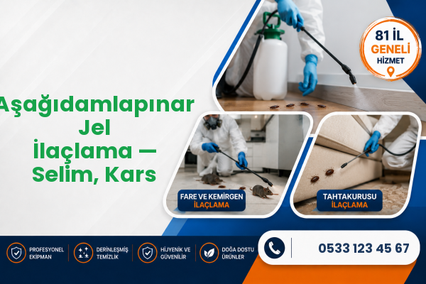 Aşağıdamlapınar Jel İlaçlama — Selim, Kars