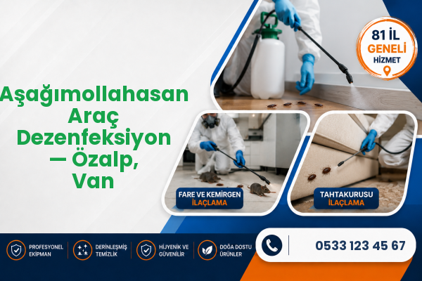 Aşağımollahasan Araç Dezenfeksiyon — Özalp, Van