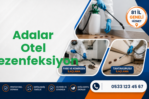 Adalar Otel Dezenfeksiyon