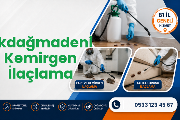 Akdağmadeni Kemirgen İlaçlama