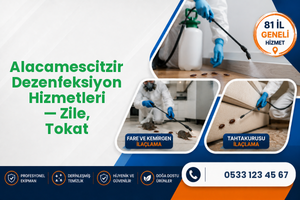 Alacamescitzir Dezenfeksiyon Hizmetleri — Zile, Tokat