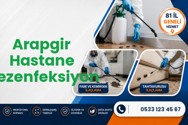 Arapgir Hastane Dezenfeksiyon