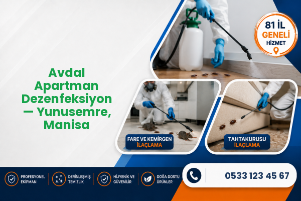Avdal Apartman Dezenfeksiyon — Yunusemre, Manisa
