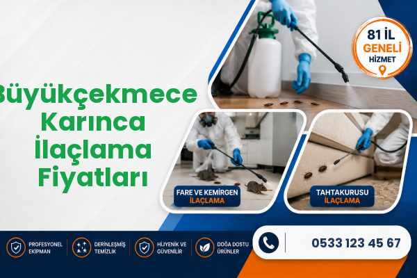 Büyükçekmece Karınca İlaçlama Fiyatları