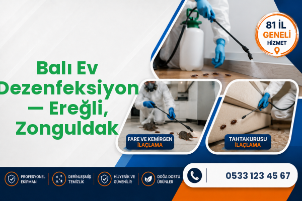 Balı Ev Dezenfeksiyon — Ereğli, Zonguldak