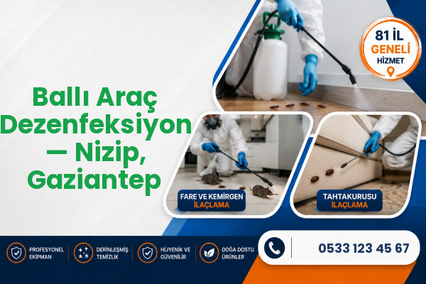 Ballı Araç Dezenfeksiyon — Nizip, Gaziantep