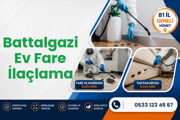 Battalgazi Ev Fare İlaçlama