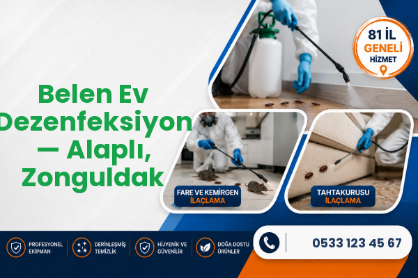 Belen Ev Dezenfeksiyon — Alaplı, Zonguldak