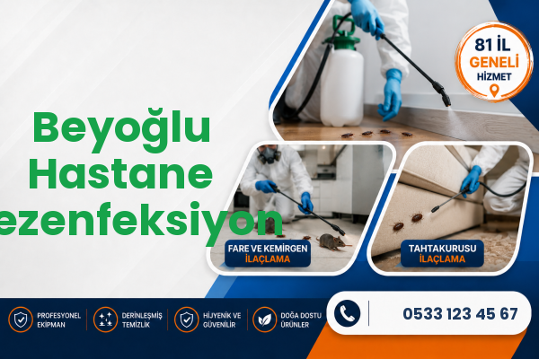 Beyoğlu Hastane Dezenfeksiyon