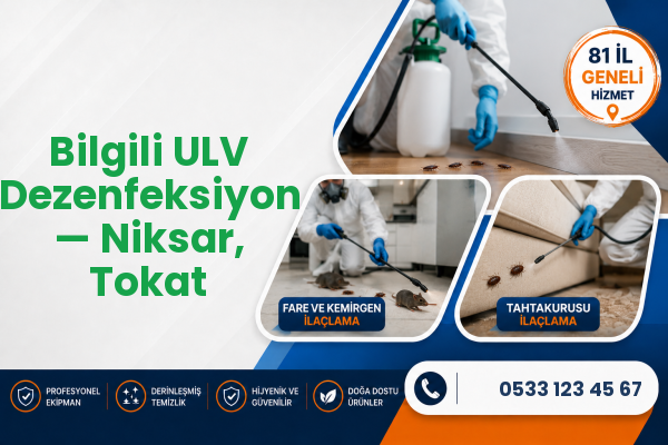 Bilgili ULV Dezenfeksiyon — Niksar, Tokat