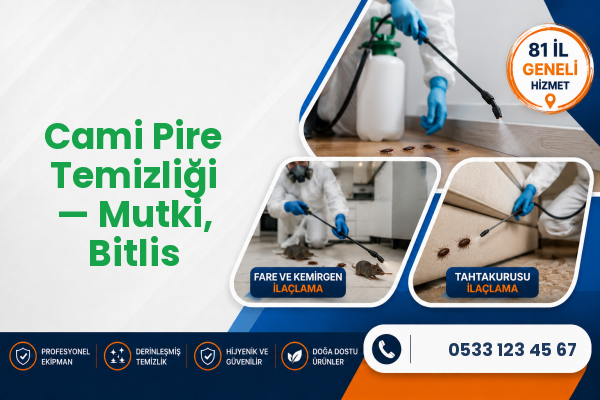 Cami Pire Temizliği — Mutki, Bitlis