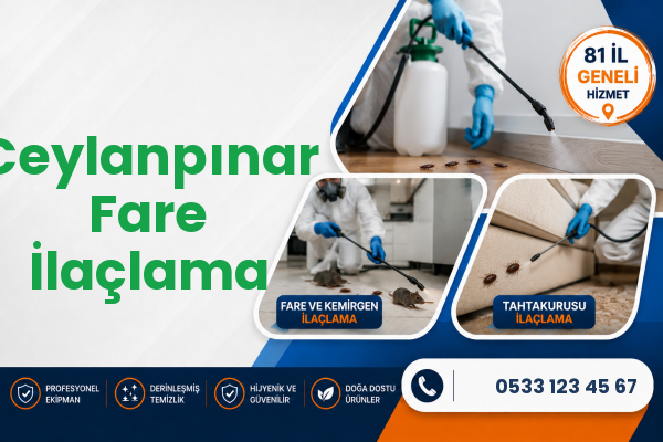 Ceylanpınar Fare İlaçlama