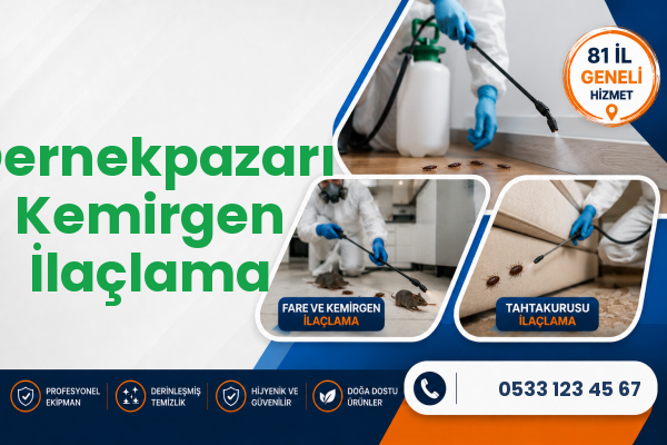 Dernekpazarı Kemirgen İlaçlama