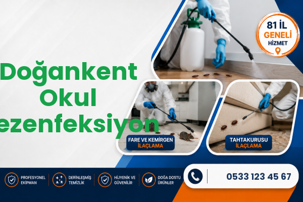Doğankent Okul Dezenfeksiyon