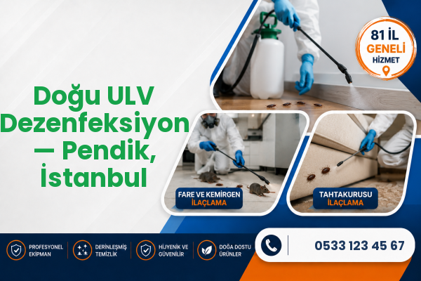 Doğu ULV Dezenfeksiyon — Pendik, İstanbul