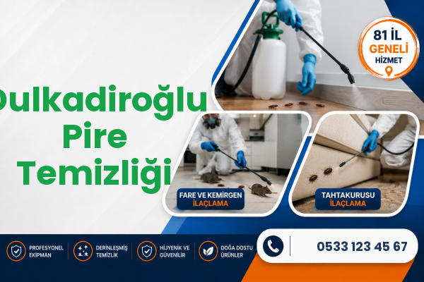 Dulkadiroğlu Pire Temizliği