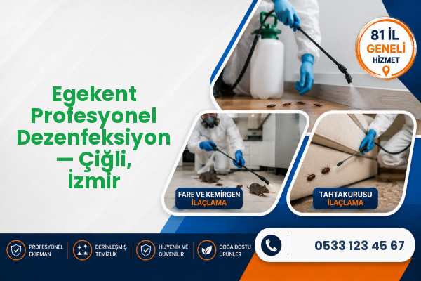 Egekent Profesyonel Dezenfeksiyon — Çiğli, İzmir