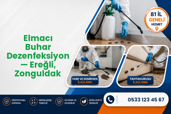 Elmacı Buhar Dezenfeksiyon — Ereğli, Zonguldak