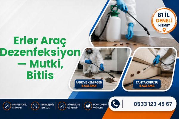 Erler Araç Dezenfeksiyon — Mutki, Bitlis