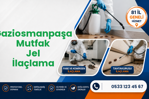Gaziosmanpaşa Mutfak Jel İlaçlama