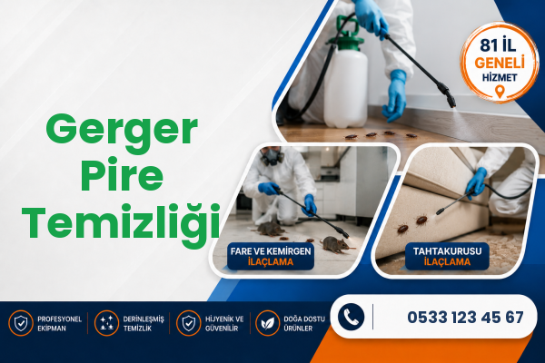 Gerger Pire Temizliği