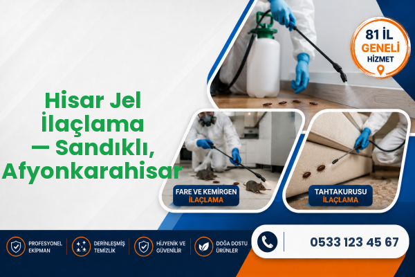 Hisar Jel İlaçlama — Sandıklı, Afyonkarahisar
