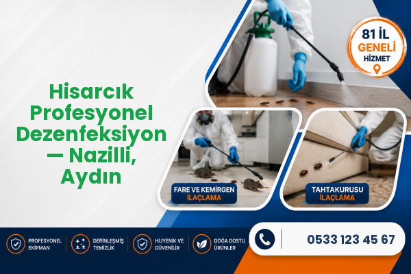 Hisarcık Profesyonel Dezenfeksiyon — Nazilli, Aydın
