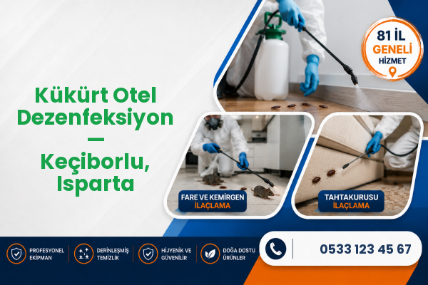 Kükürt Otel Dezenfeksiyon — Keçiborlu, Isparta