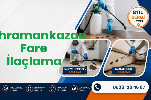 Kahramankazan Fare İlaçlama