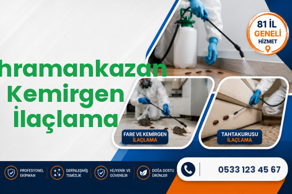 Kahramankazan Kemirgen İlaçlama