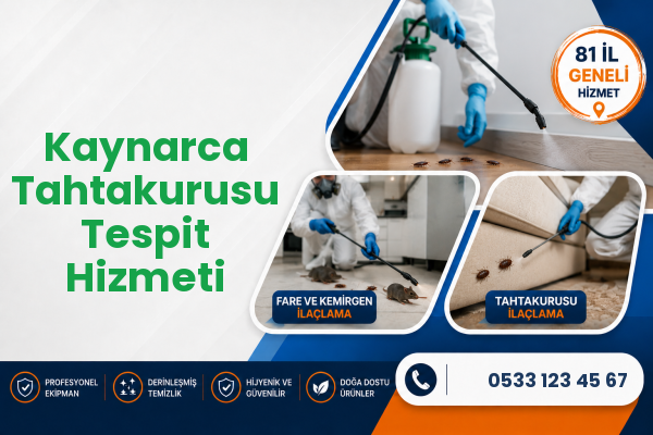 Kaynarca Tahtakurusu Tespit Hizmeti