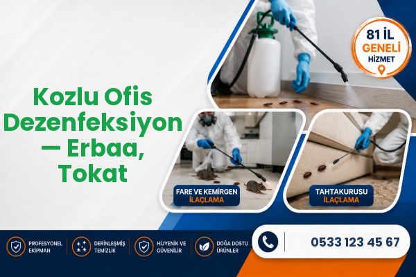 Kozlu Ofis Dezenfeksiyon — Erbaa, Tokat