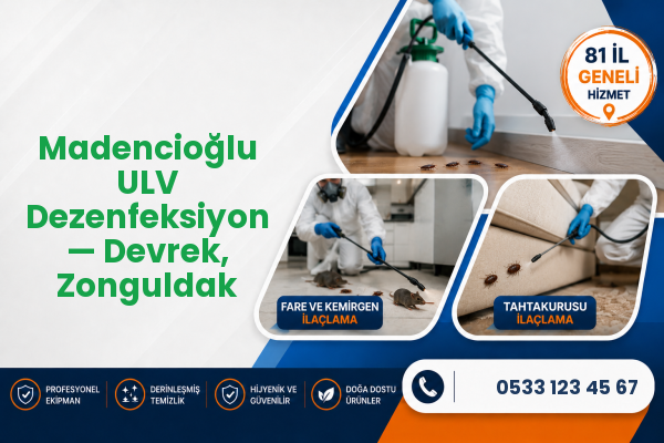Madencioğlu ULV Dezenfeksiyon — Devrek, Zonguldak