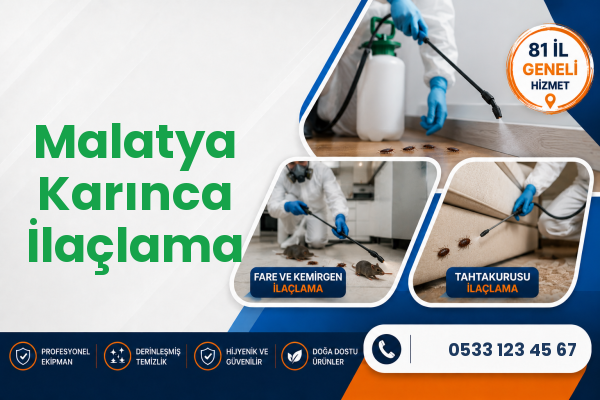Malatya Karınca İlaçlama