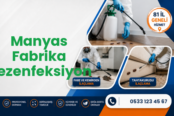 Manyas Fabrika Dezenfeksiyon