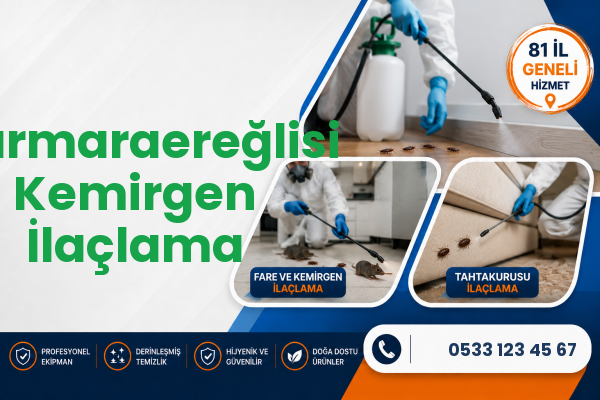 Marmaraereğlisi Kemirgen İlaçlama