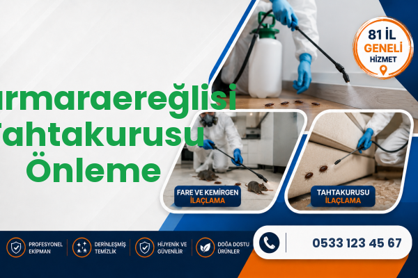 Marmaraereğlisi Tahtakurusu Önleme