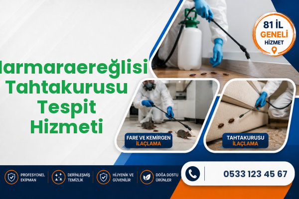 Marmaraereğlisi Tahtakurusu Tespit Hizmeti