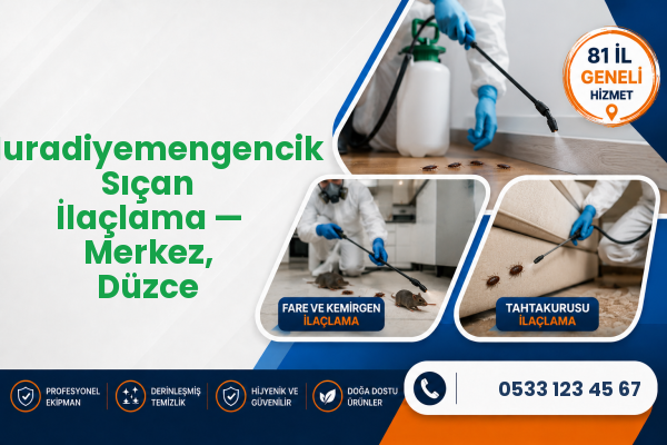 Muradiyemengencik Sıçan İlaçlama — Merkez, Düzce