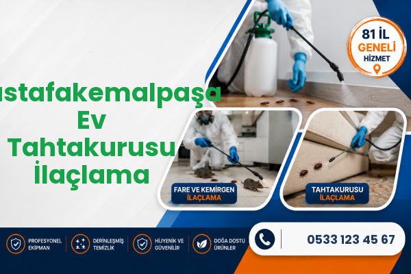Mustafakemalpaşa Ev Tahtakurusu İlaçlama